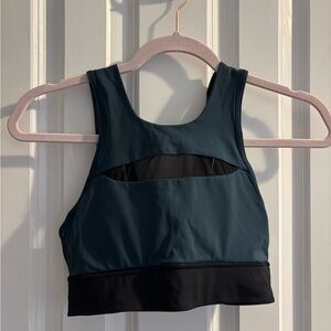 Lululemon Athletica Blue and Black Sports Bra Intimates